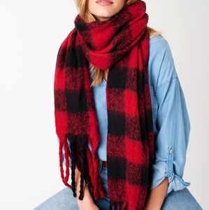 Red Buffalo Plaid Scarf